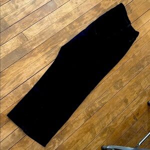 Elegant Black Velvet Skirt